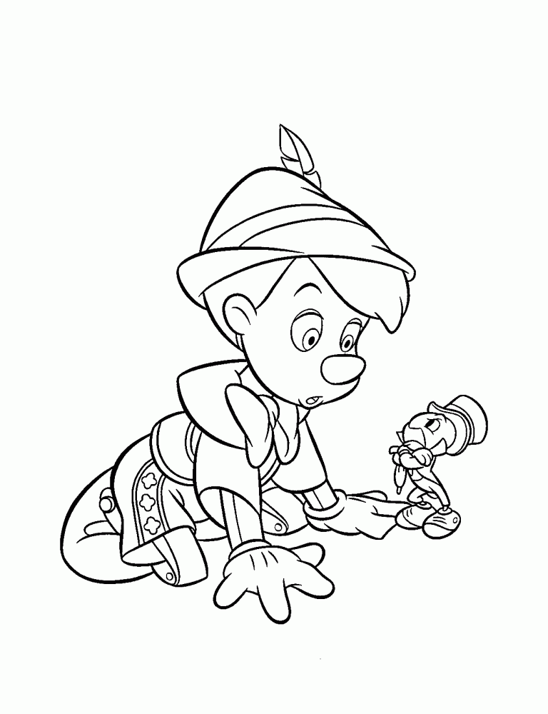 Pinocchio 5 Coloring Page
