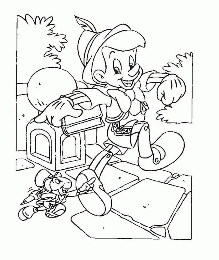 Pinocchio 6 Coloring Page