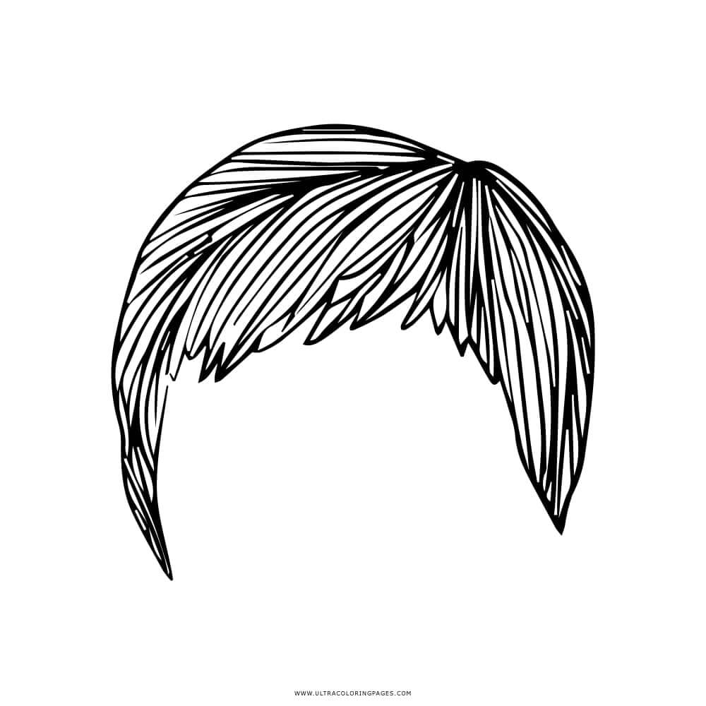 Pixie Hair Coloring Page