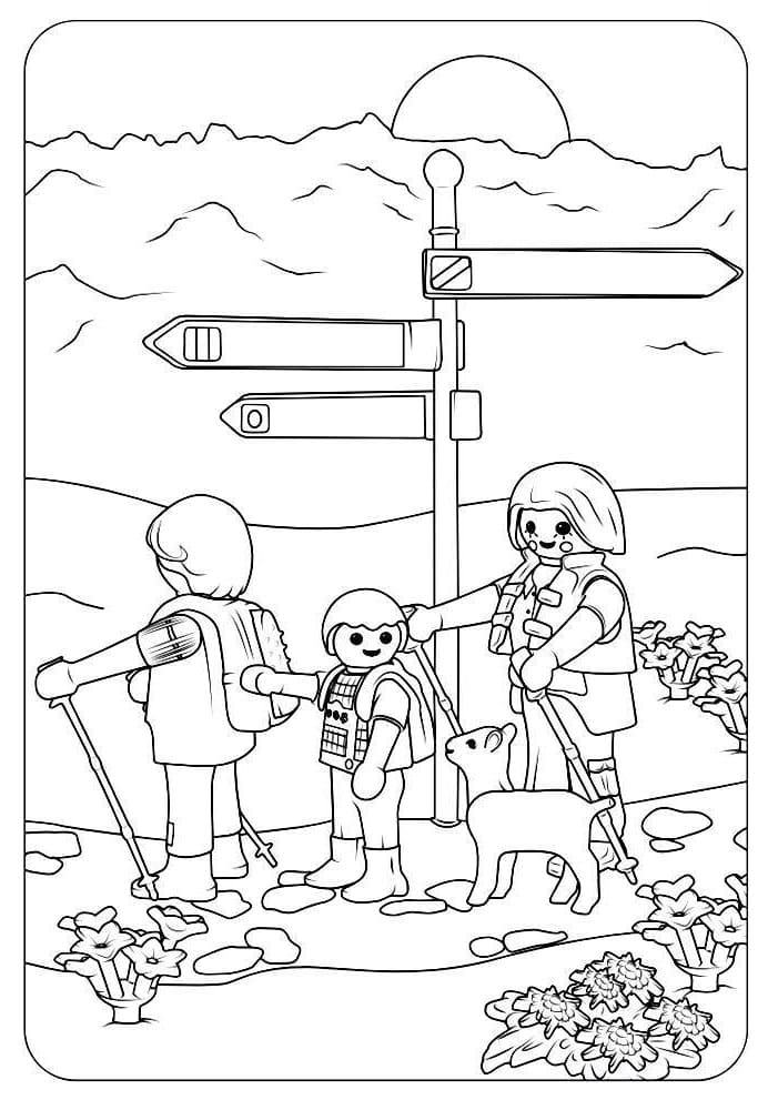 Playmobil 10 Coloring Page