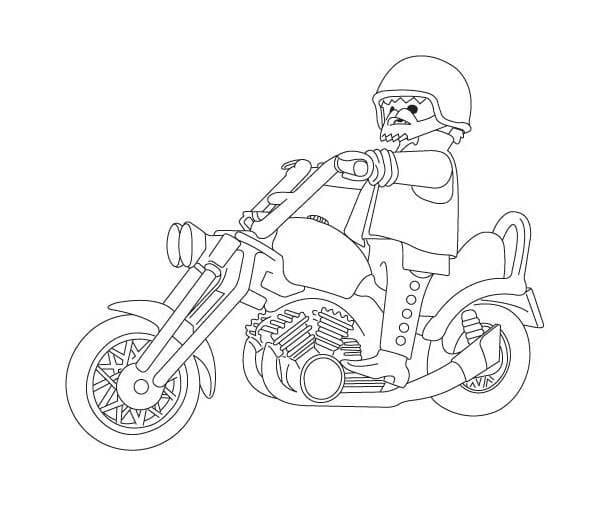 Playmobil 7 Coloring Page