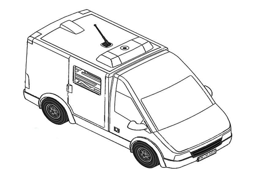 Playmobil Car Coloring Page