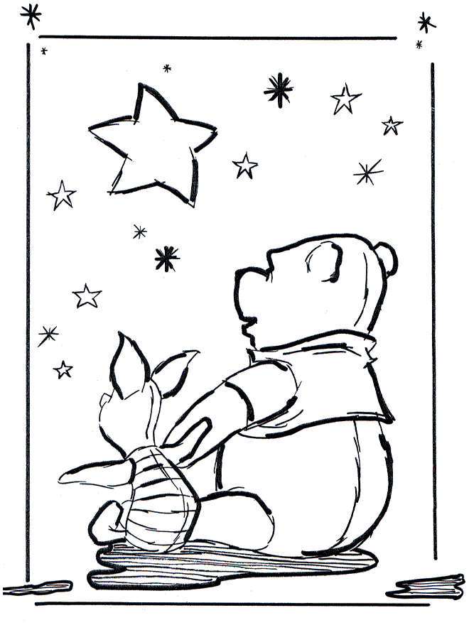 Pooh And Piglet Looking At The Stars Winnie The Pooh Pagesa2f0