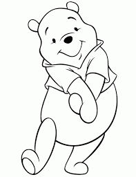Pooh The Bear Coloring Page