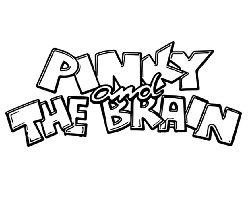 Poster Pinky and the Brain Coloring Page