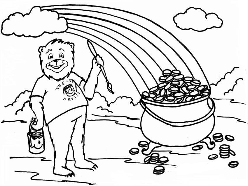 Pot of Gold 11 Coloring Page