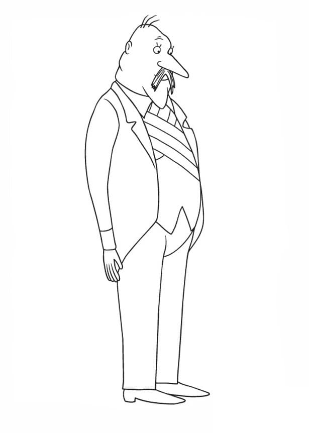 Prime Minister Coloring Page