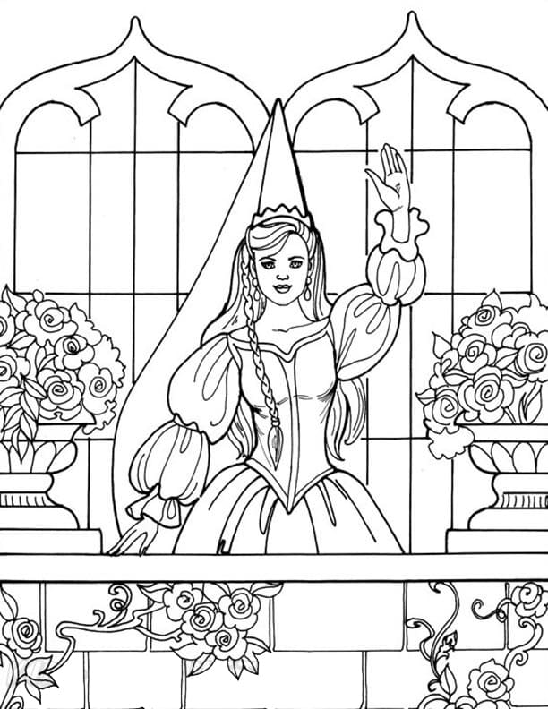 Princess Leonora 2 Coloring Page