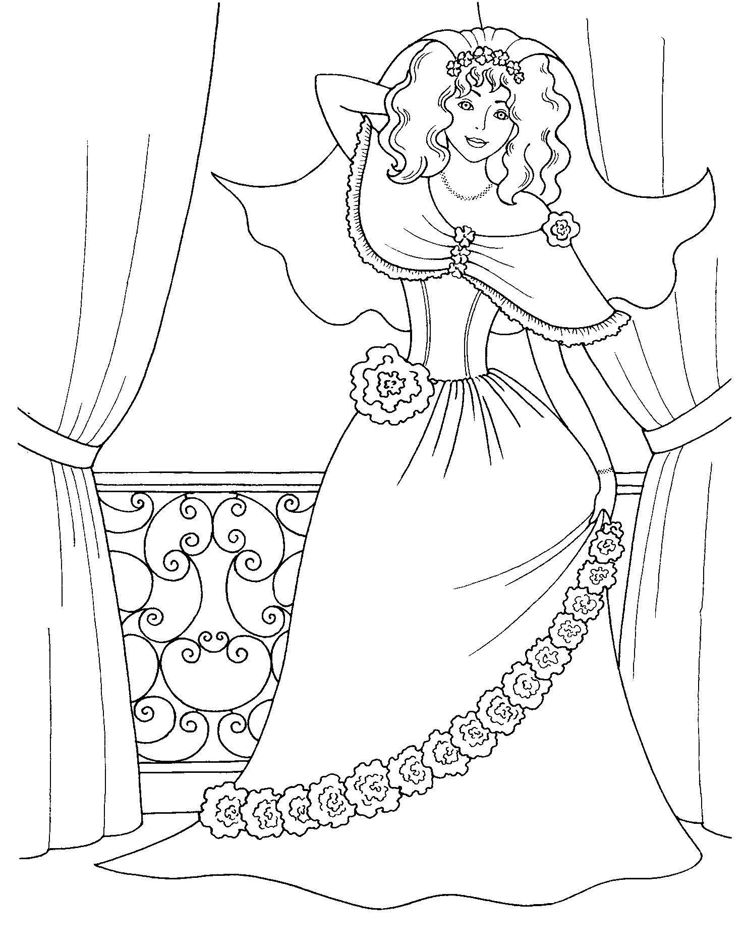 Princess Royal Coloring Page
