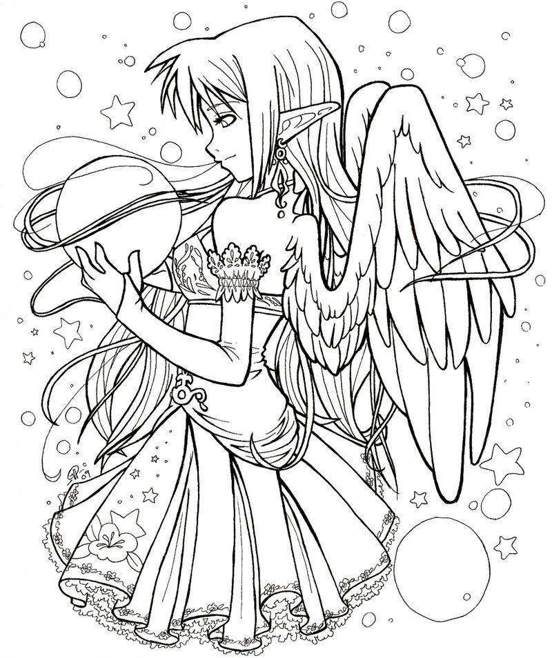 Print Animes Coloring Page