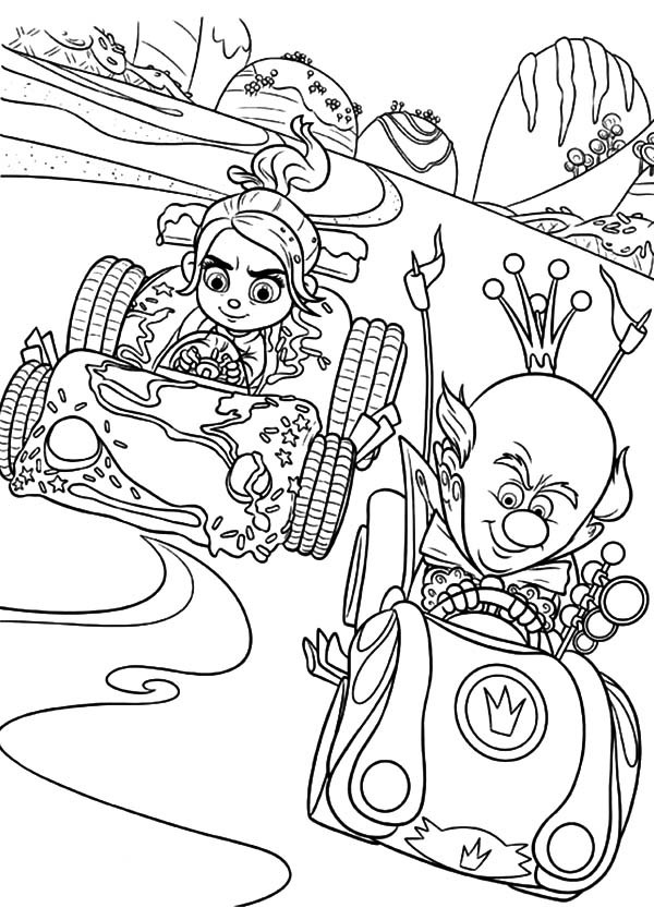 Print Free Wreck-it Ralphs Coloring Page