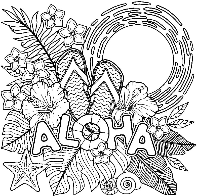 Printable Aloha