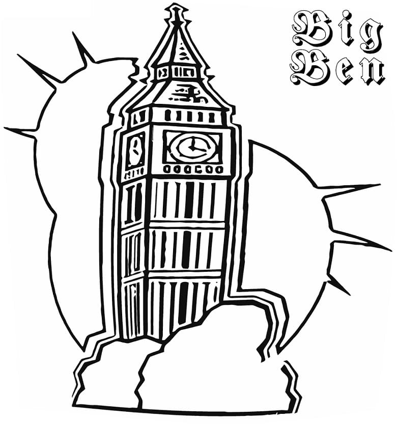 Printable Big Ben