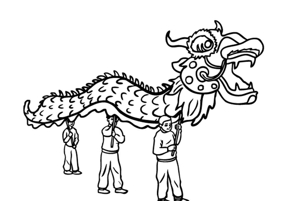 Printable Chinese New Year S10f5 Coloring Page