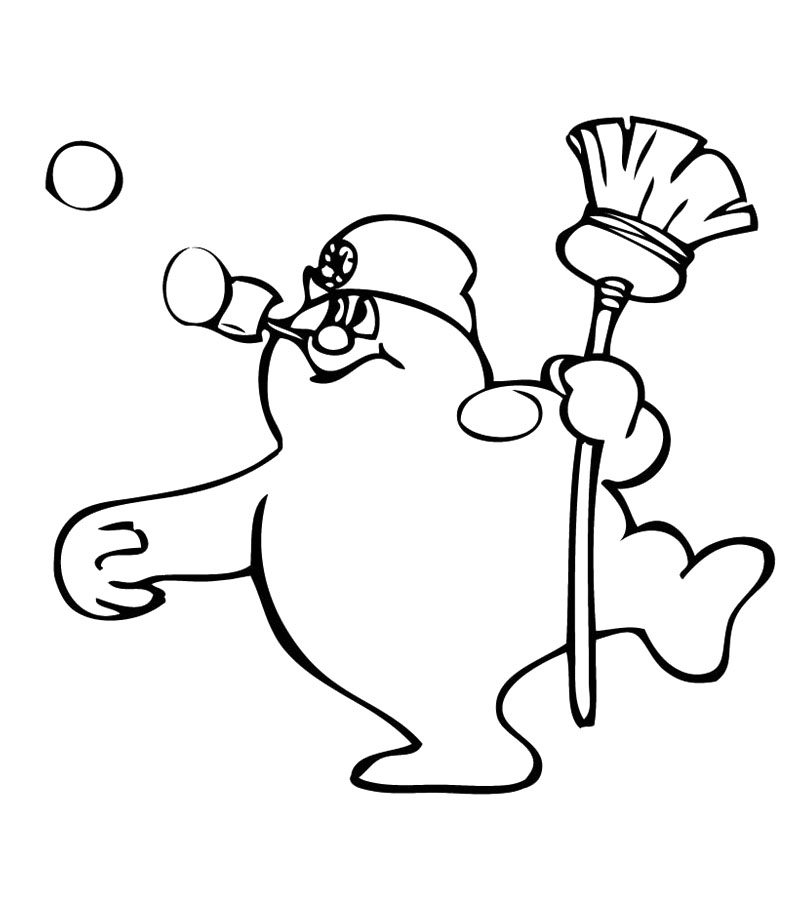 printable Frosty the Snowman coloring pages Coloring Page