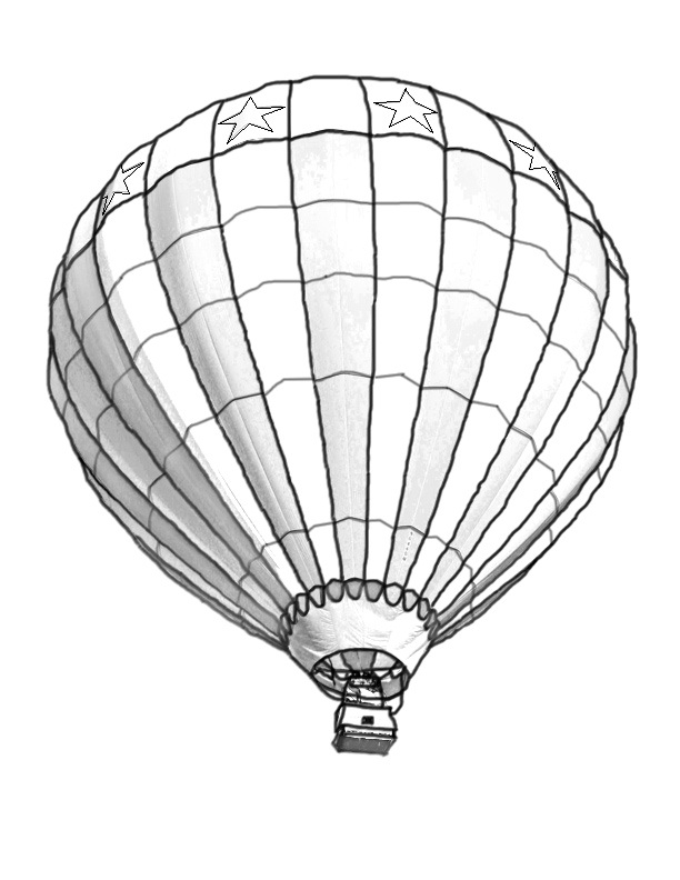 Printable Hot Air Balloons