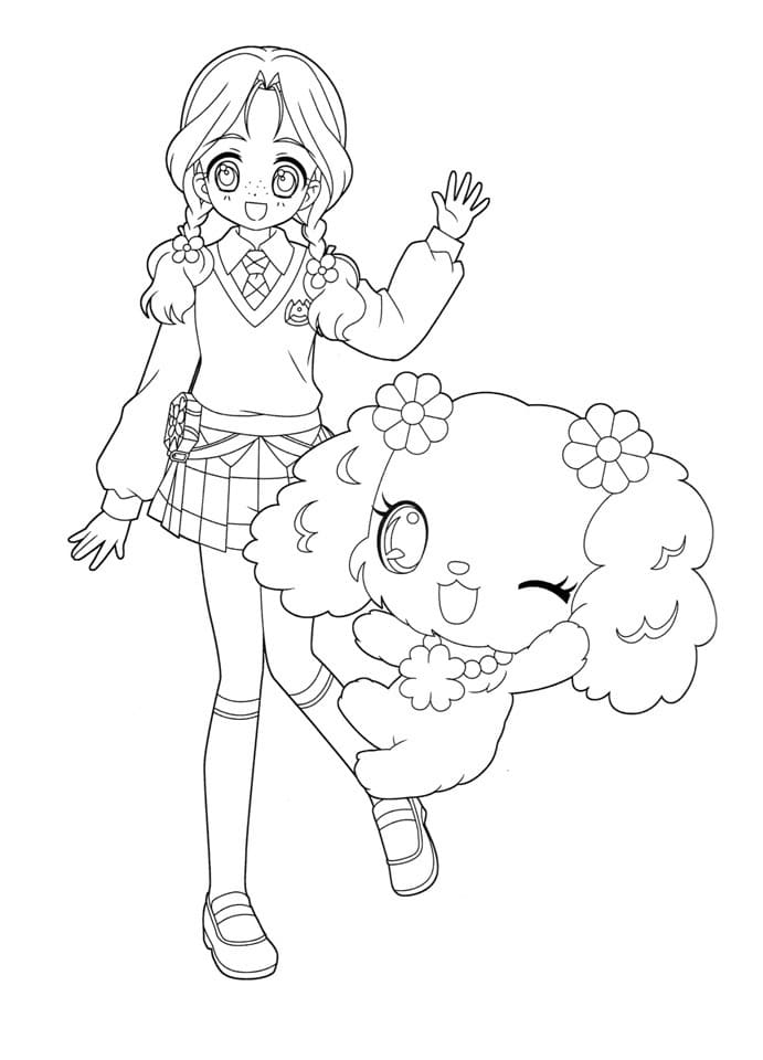 Printable Jewelpets Coloring Page