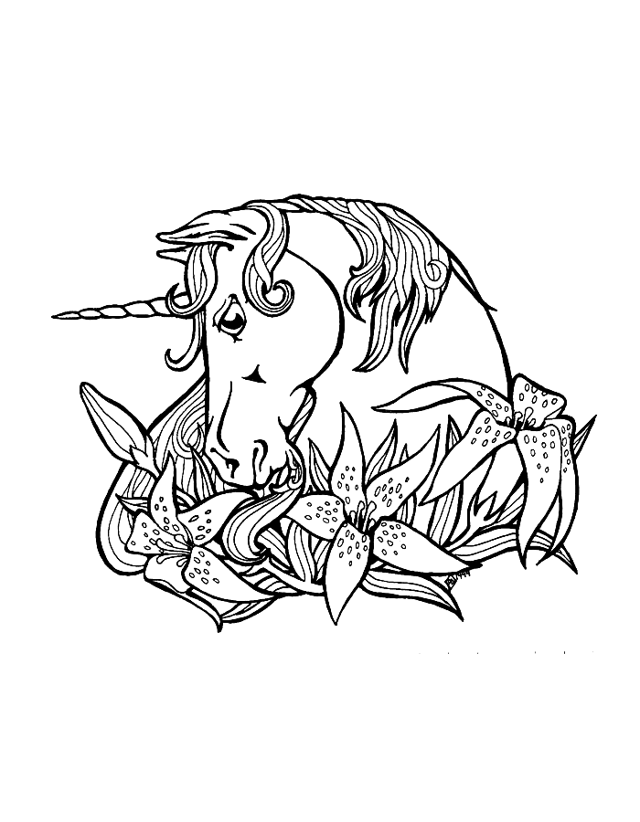 Printable S For Girls Unicorn3f99 Coloring Page