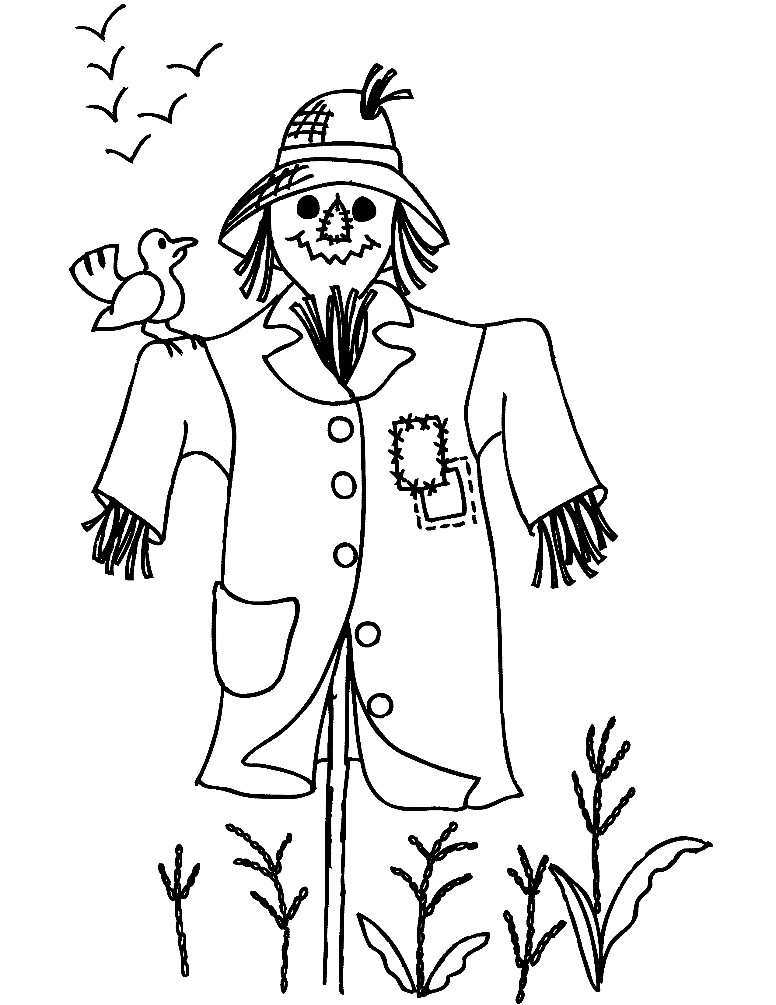 Printable Scarecrows