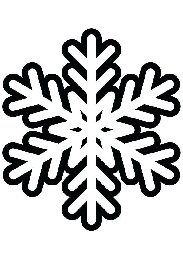 Printable Snowflake Coloring Page