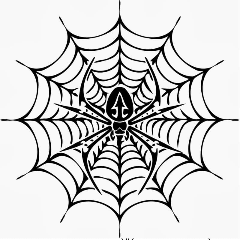 Printable Spider Web
