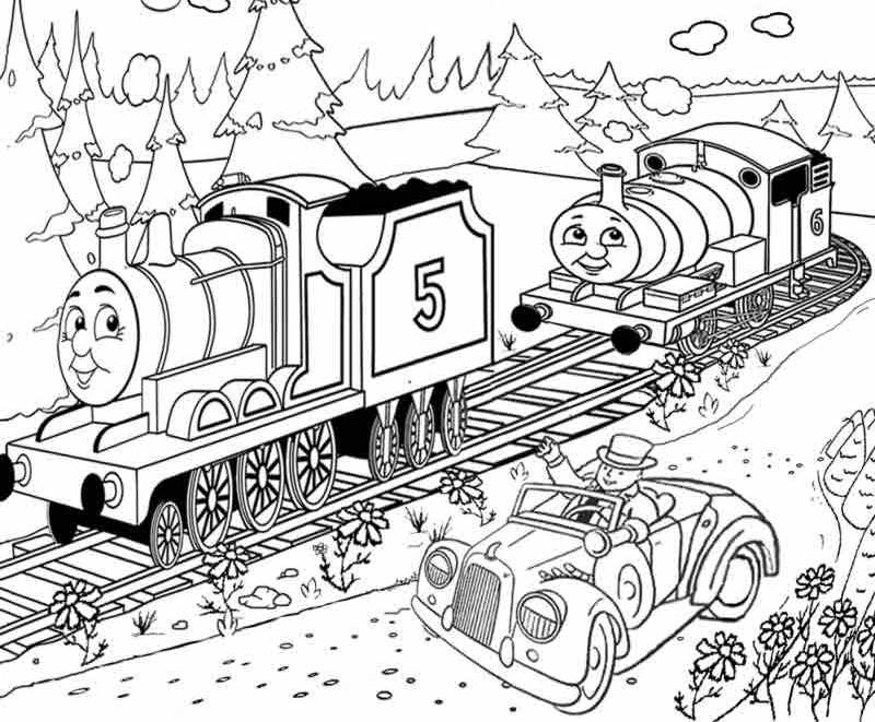 Printable Thomas The Train S Kids06e0 Coloring Page