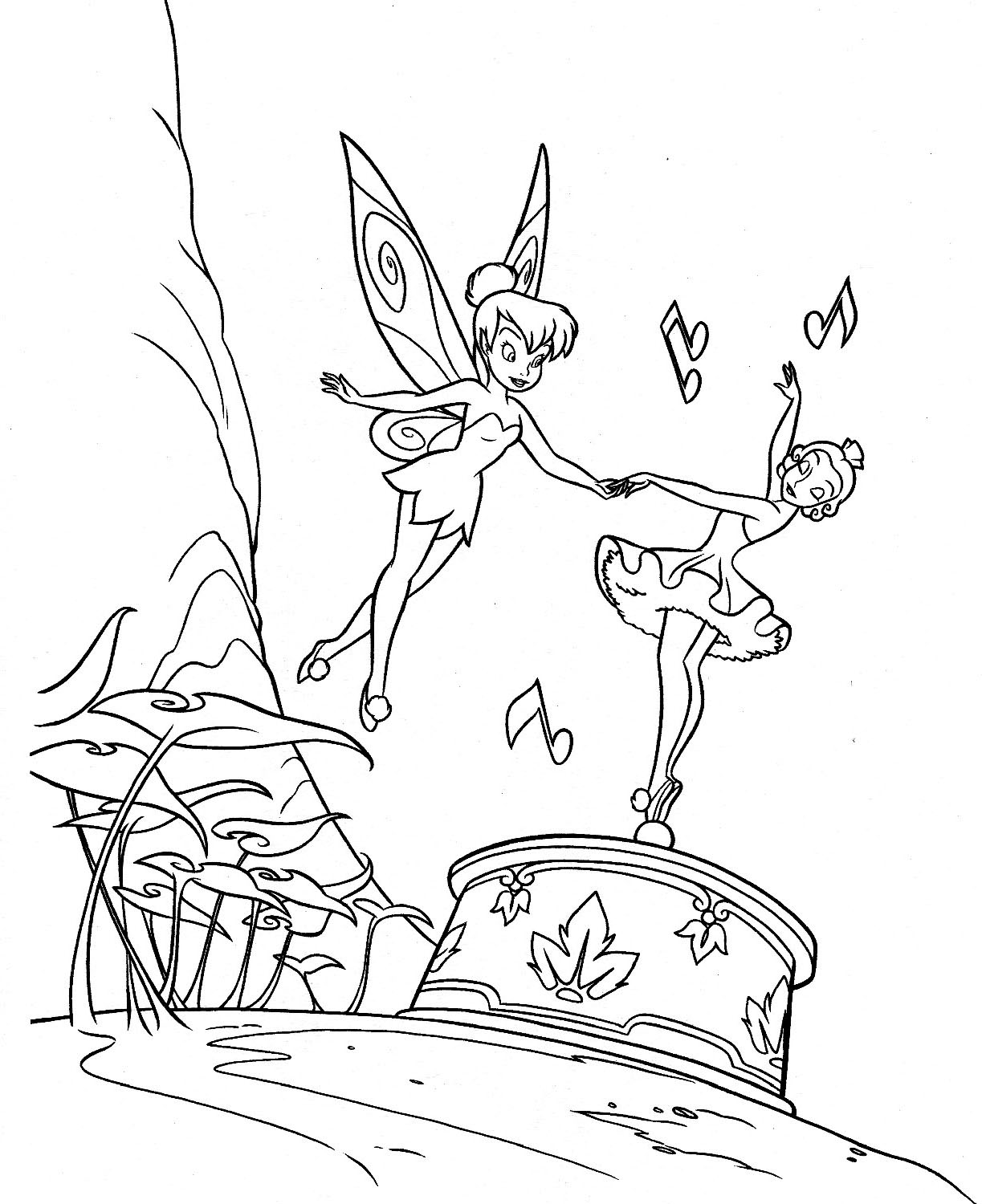 Printables Tinkerbell Coloring Page