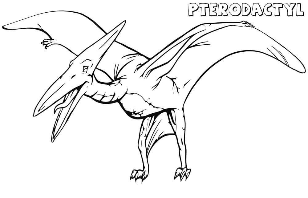 Pterodactyl 2 Coloring Page