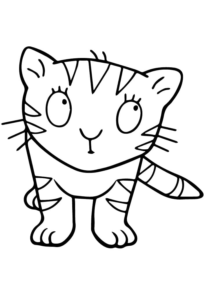 Puss from Little Princess Coloring Page