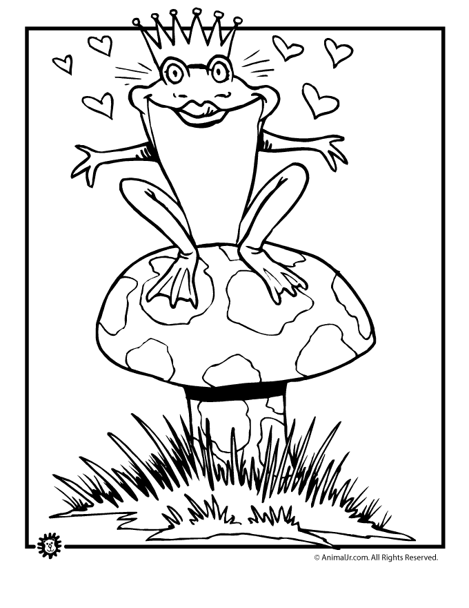 Queen Toad Coloring Page