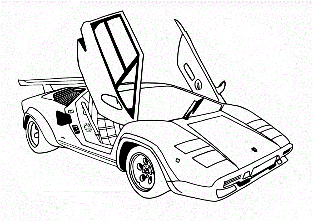 Racing Carss Coloring Pages   Coloring Cool