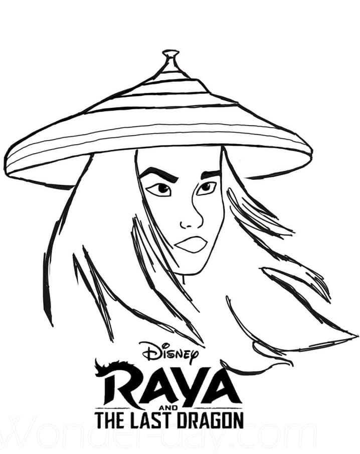 Raya and the Last Dragon 7 Coloring Page