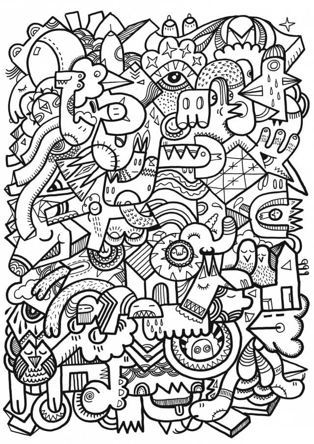 Really Hard 1 Coloring Page