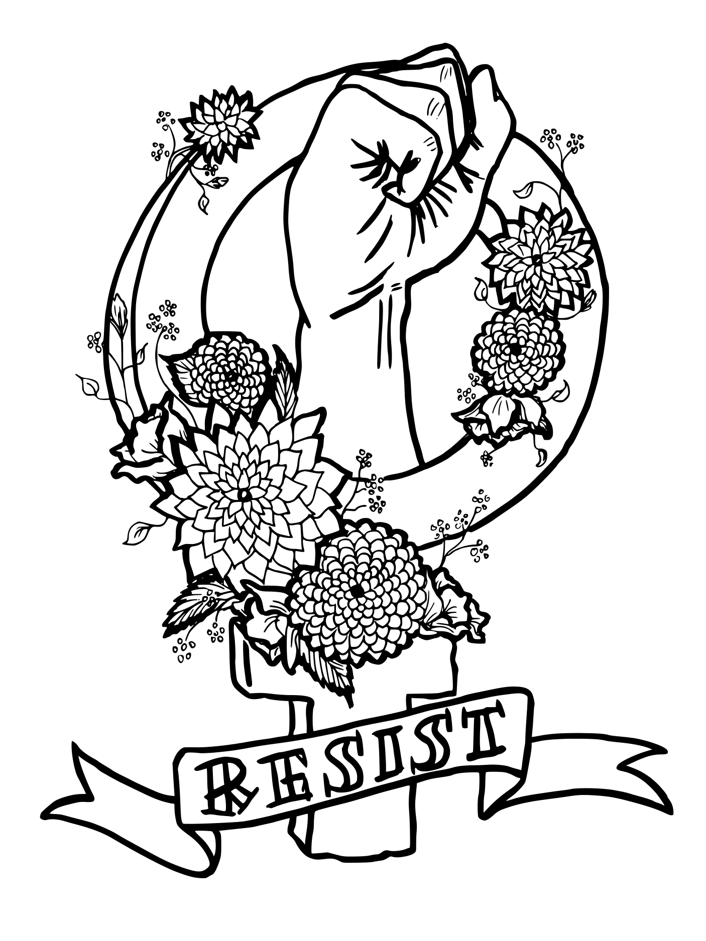Resist Girl Power By Kat Kissick