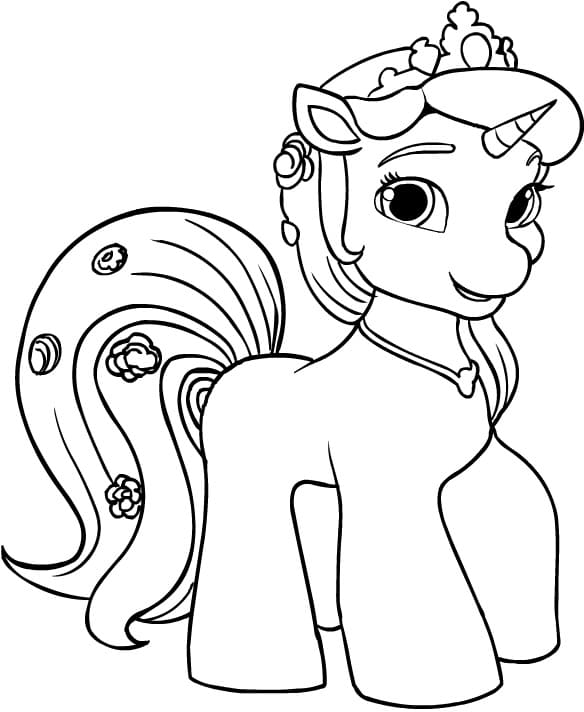 Rose from Filly Funtasia Coloring Page