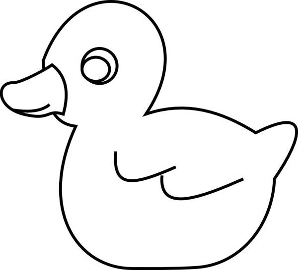 Rubber Ducks Coloring Page