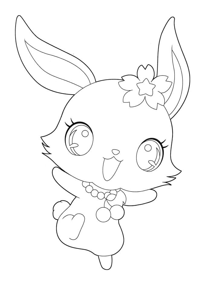 Ruby from Jewelpets Coloring Page