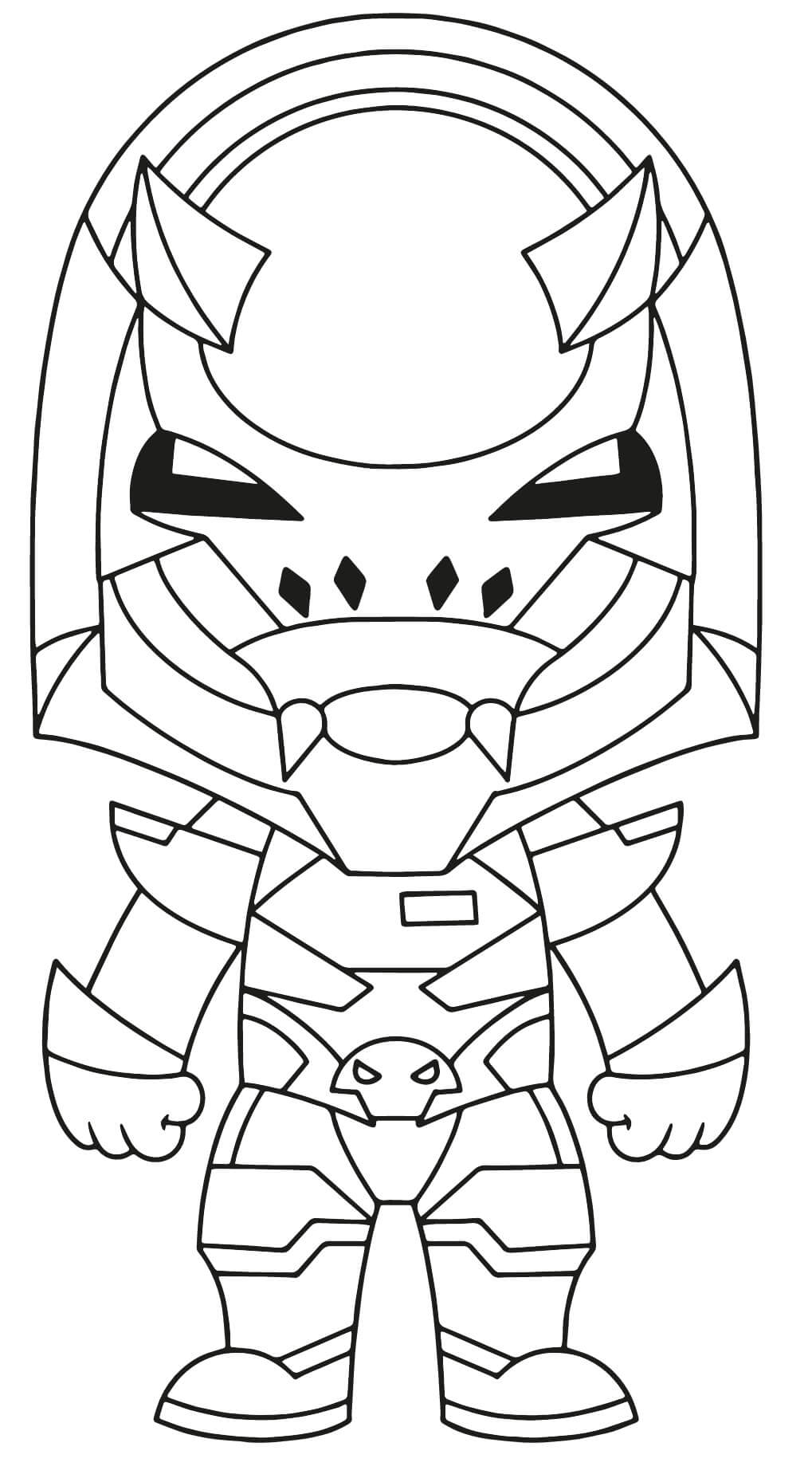 Ruine Coloring Page