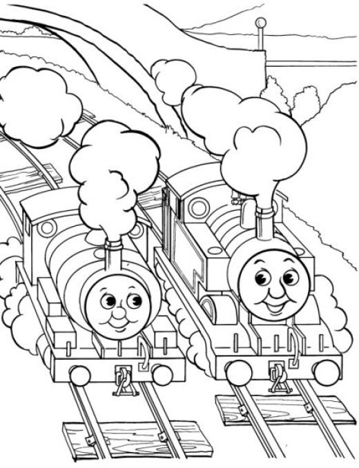 S Of Thomas The Train And Friendse065 Coloring Page