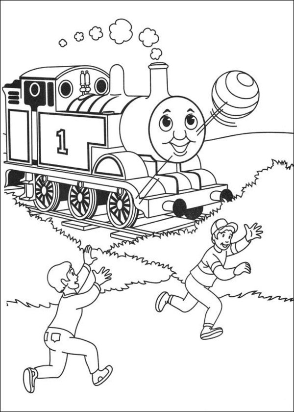 S Of Thomas The Train For Kids223d Coloring Page
