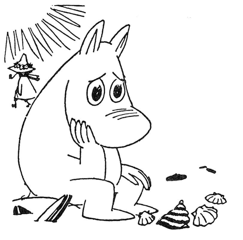 Sad Moomintroll