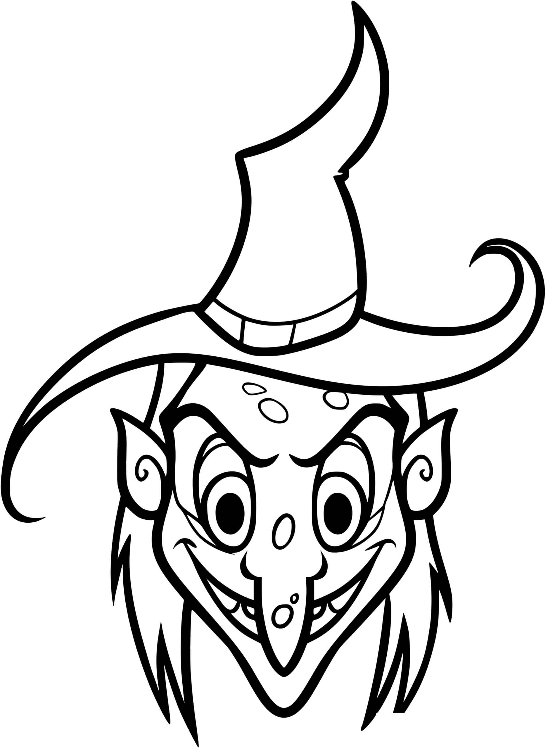 Scary Witch Face