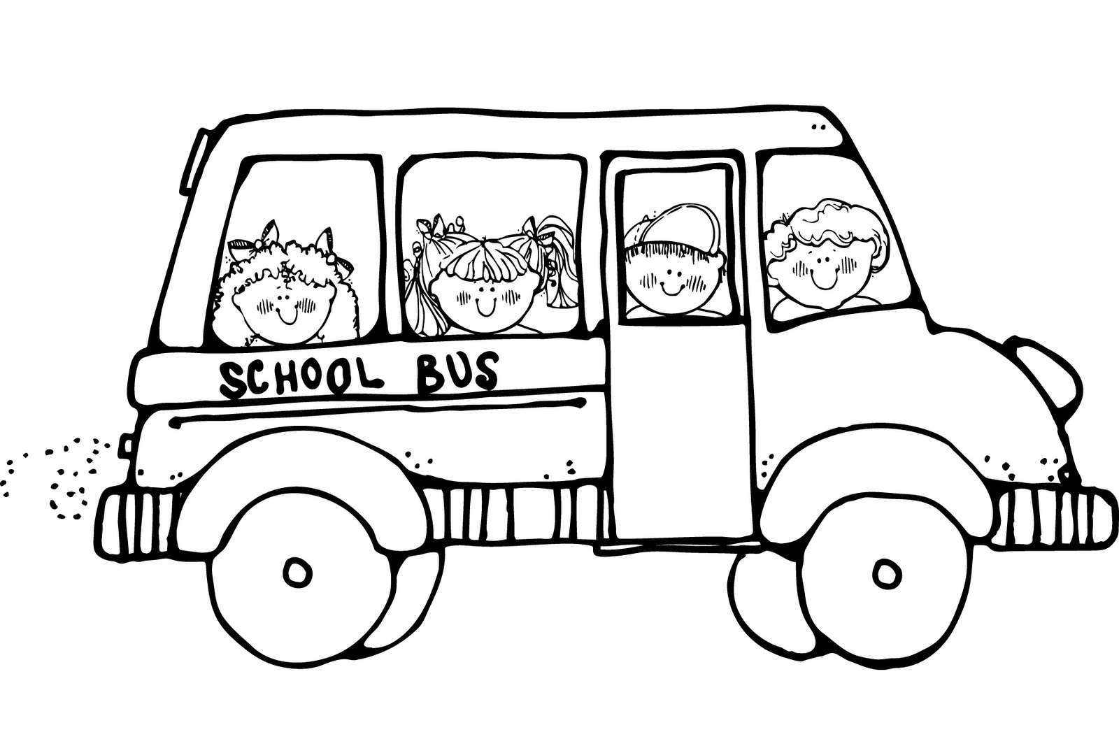 School Bus Printable