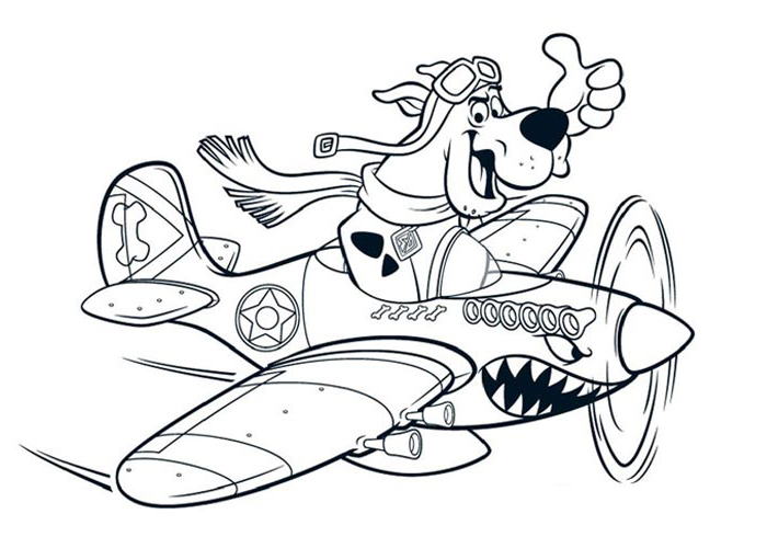 Scooby As A Pilot Scooby Doo