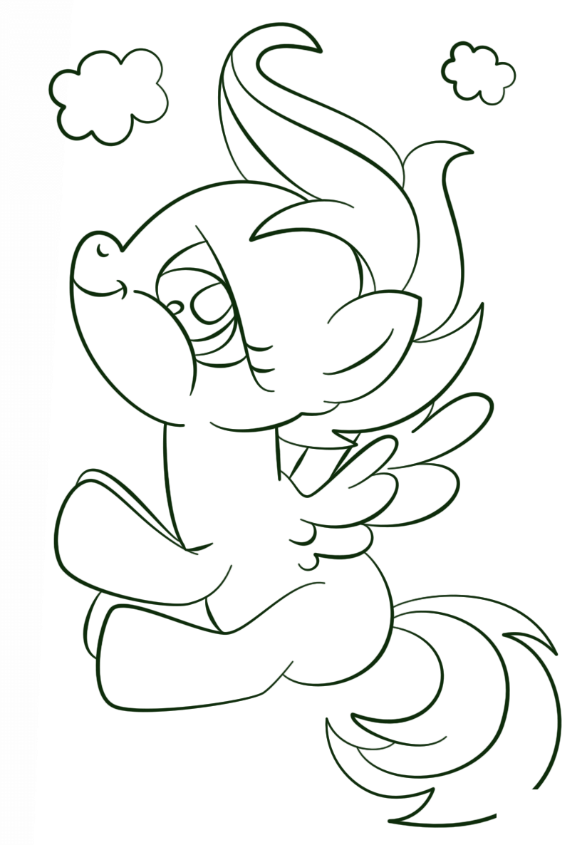 Scootaloo My Little Pony Coloring Page