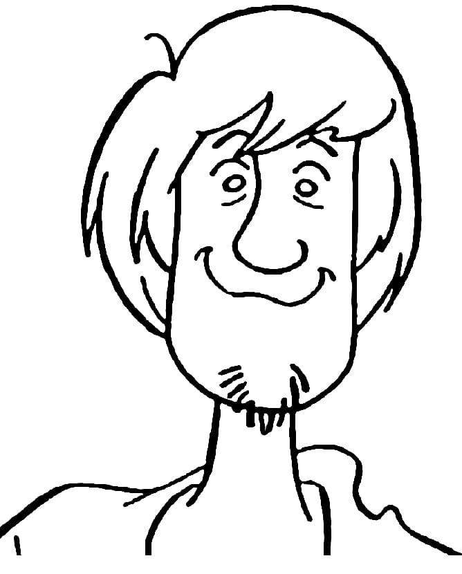 Shaggy Coloring Page