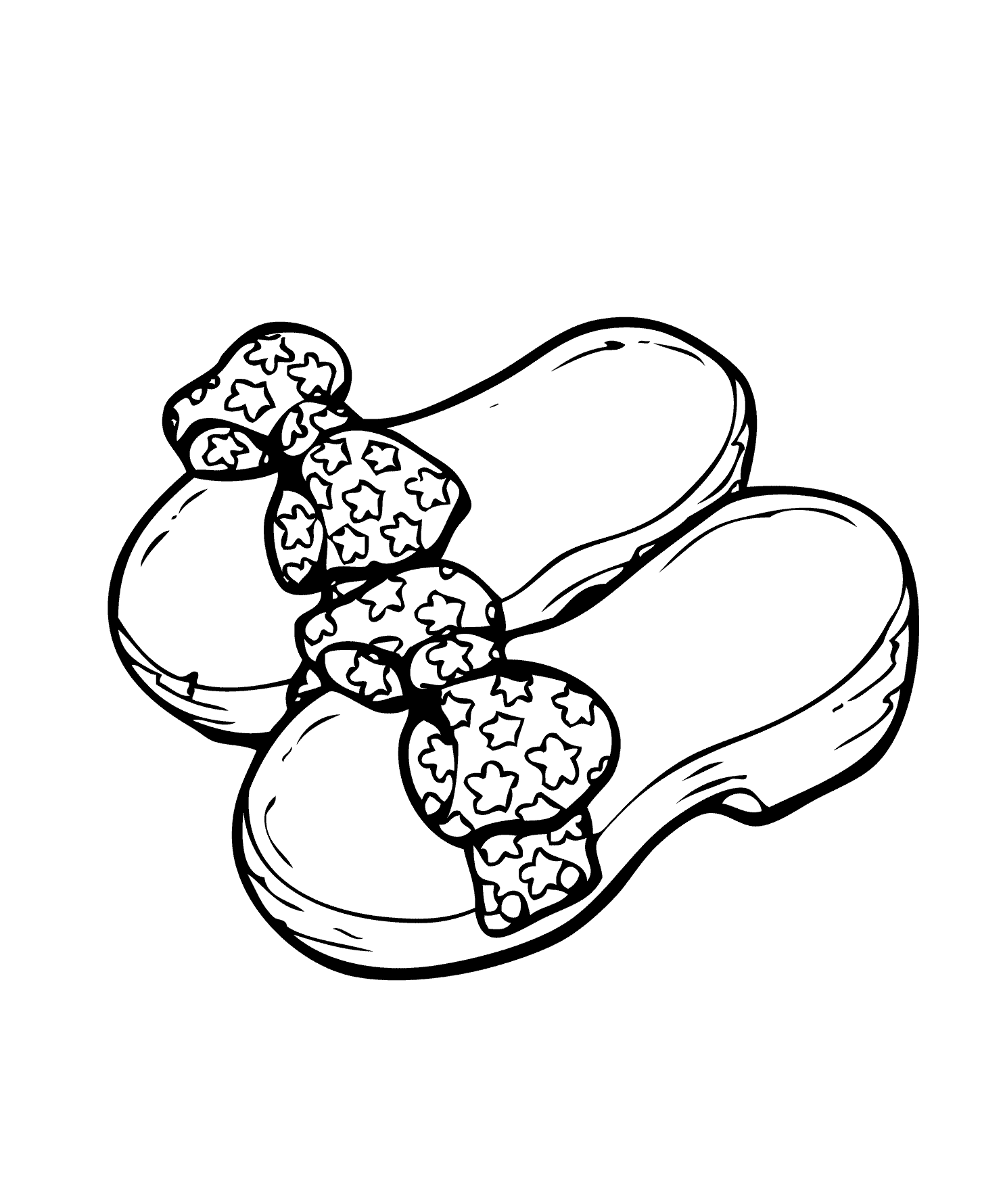 Shoes 03 Coloring Page