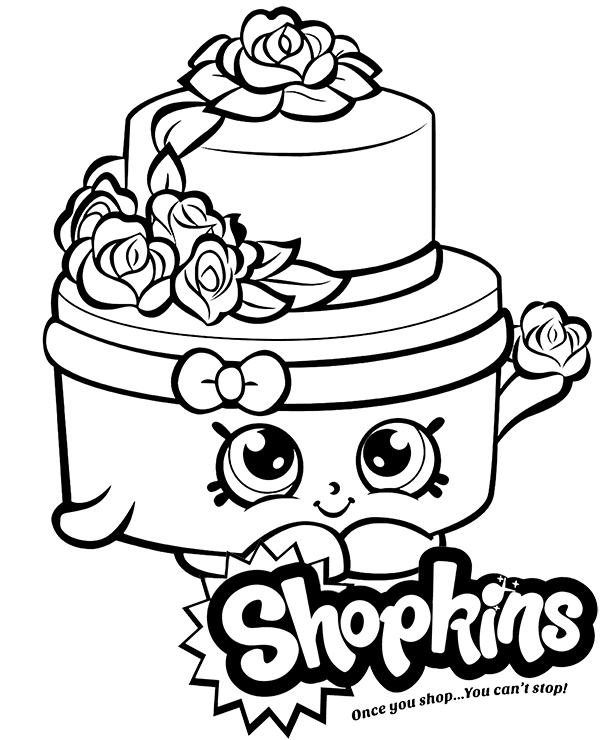 Shopkins Wedding Cake