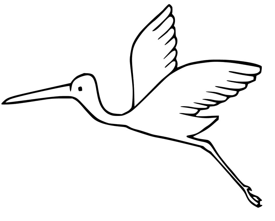 Simple Stork Flying