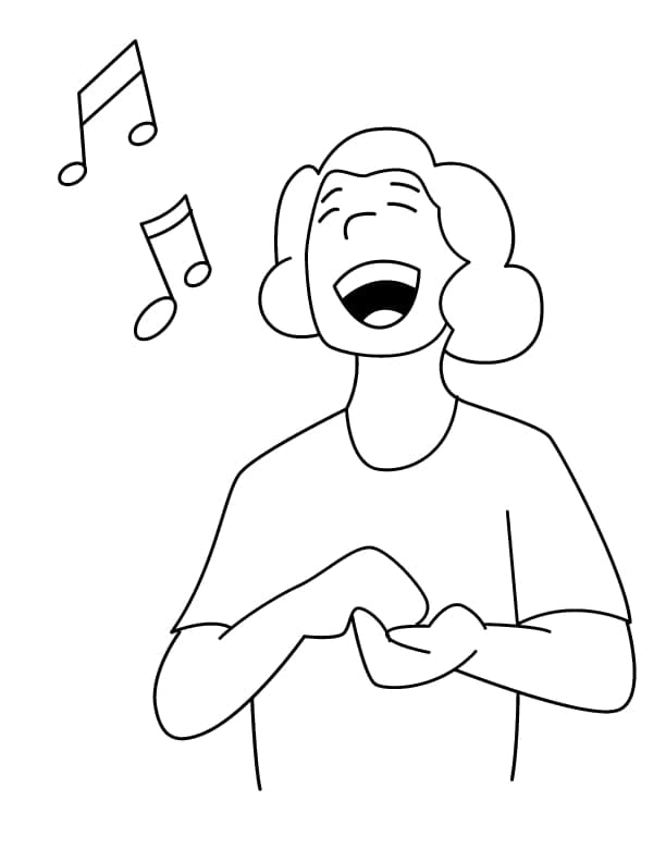 Singer is Singing